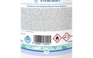 Vivaclean extra felületfertőtlenítő koncentrátum 1000 ml 1
