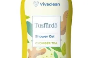 Vivaclean tusfürdő gyömbér-tea illat 500 ml 1