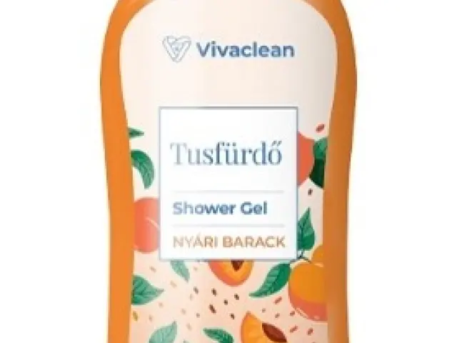 Vivaclean tusfürdő nyári barack illat 500 ml