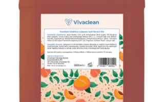 Vivaclean folyékony szappan nyári barack illat 5000 ml 1