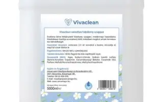 Vivaclean sensitive folyékony szappan 5000 ml 1