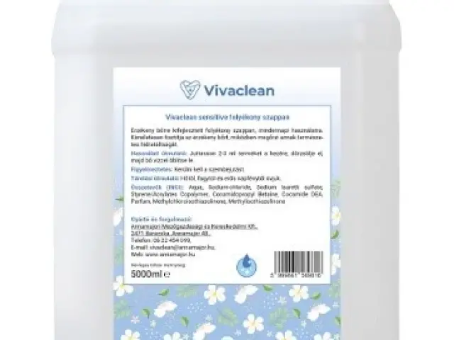 Vivaclean sensitive folyékony szappan 5000 ml