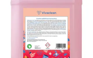 Vivaclean padlófelmosó koncentrátum 5000 ml 1