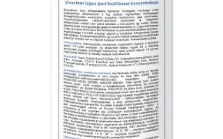 Vivaclean ipari lúgos tisztítószer koncentrátum 1000 ml 1