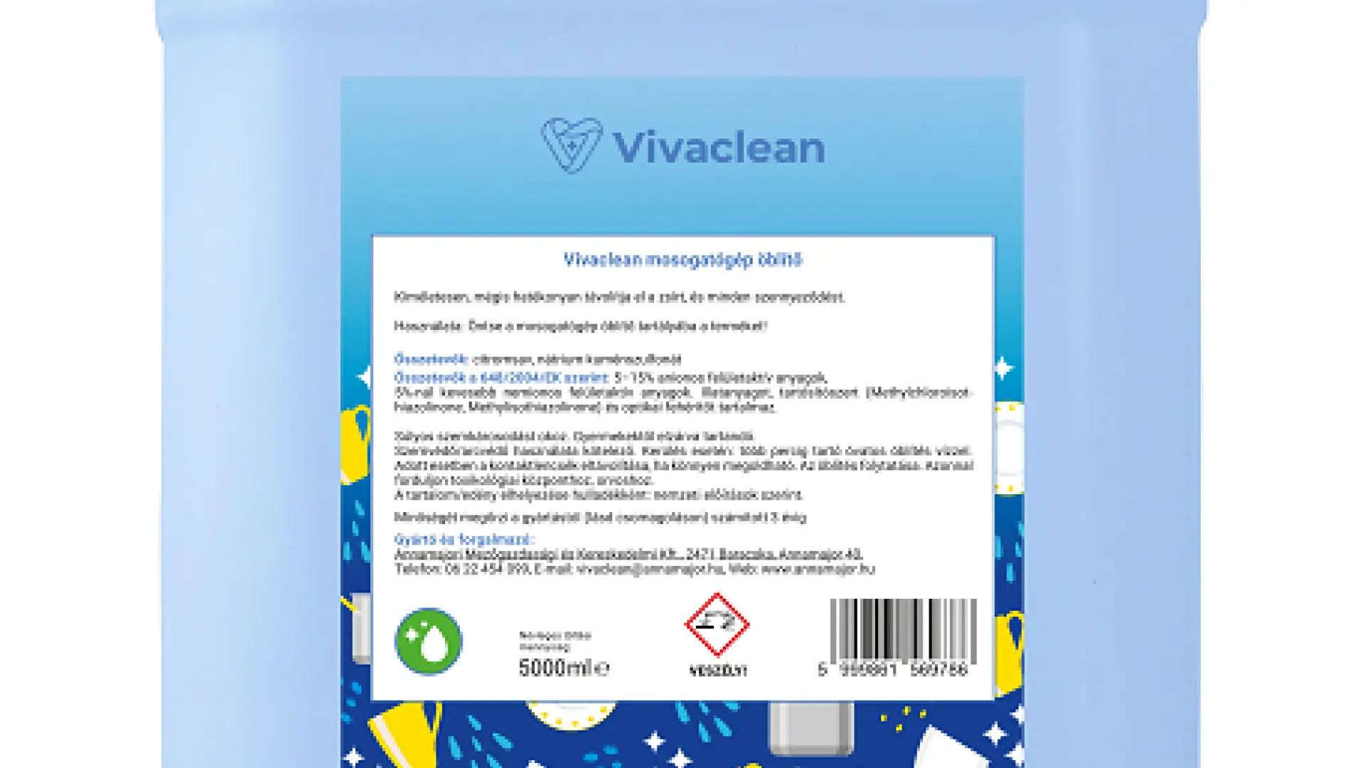 Vivaclean mosogatógép öblítő 5000 ml