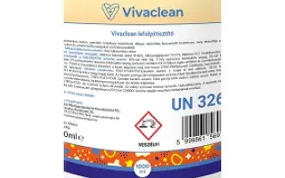 Vivaclean lefolyótisztító 1000 ml 1