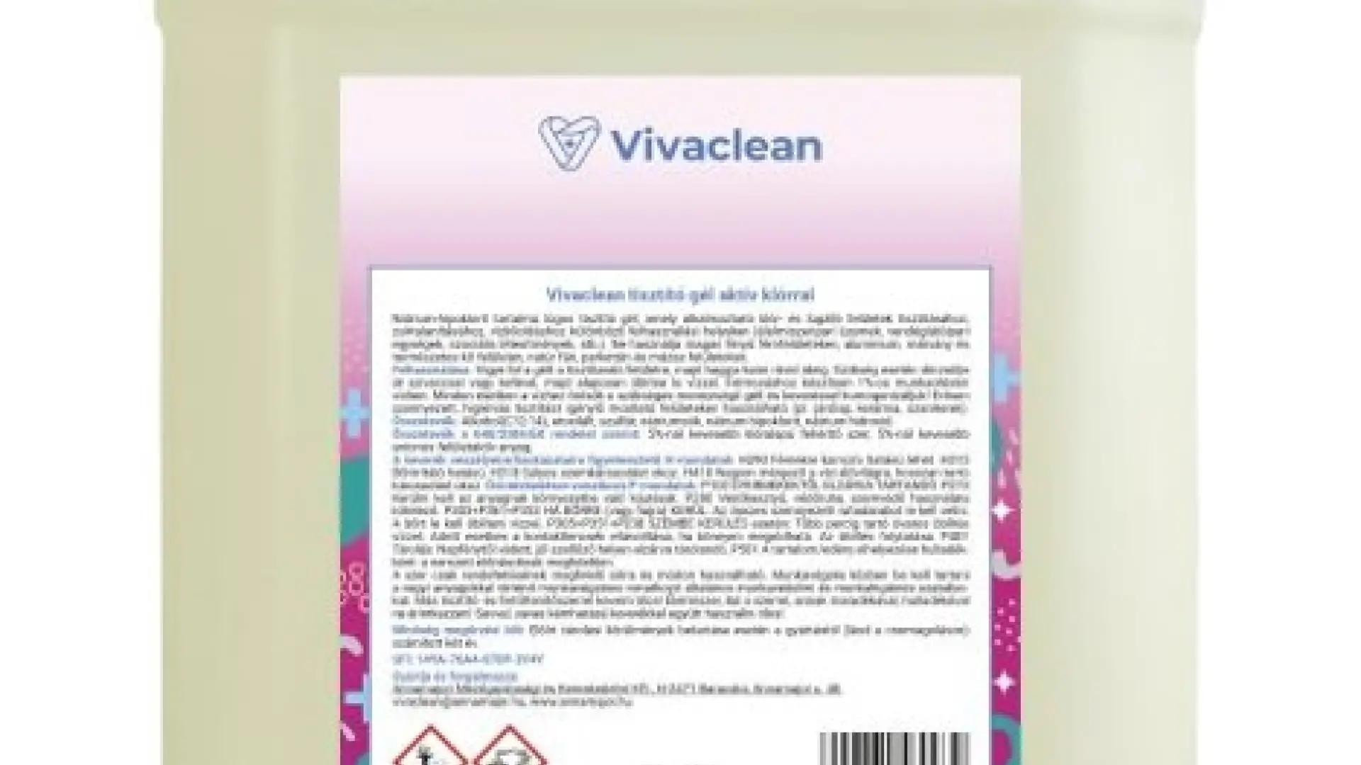 Vivaclean tiszító gél aktív klórral 5000 ml