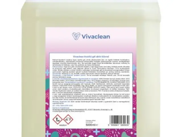Vivaclean tiszító gél aktív klórral 5000 ml