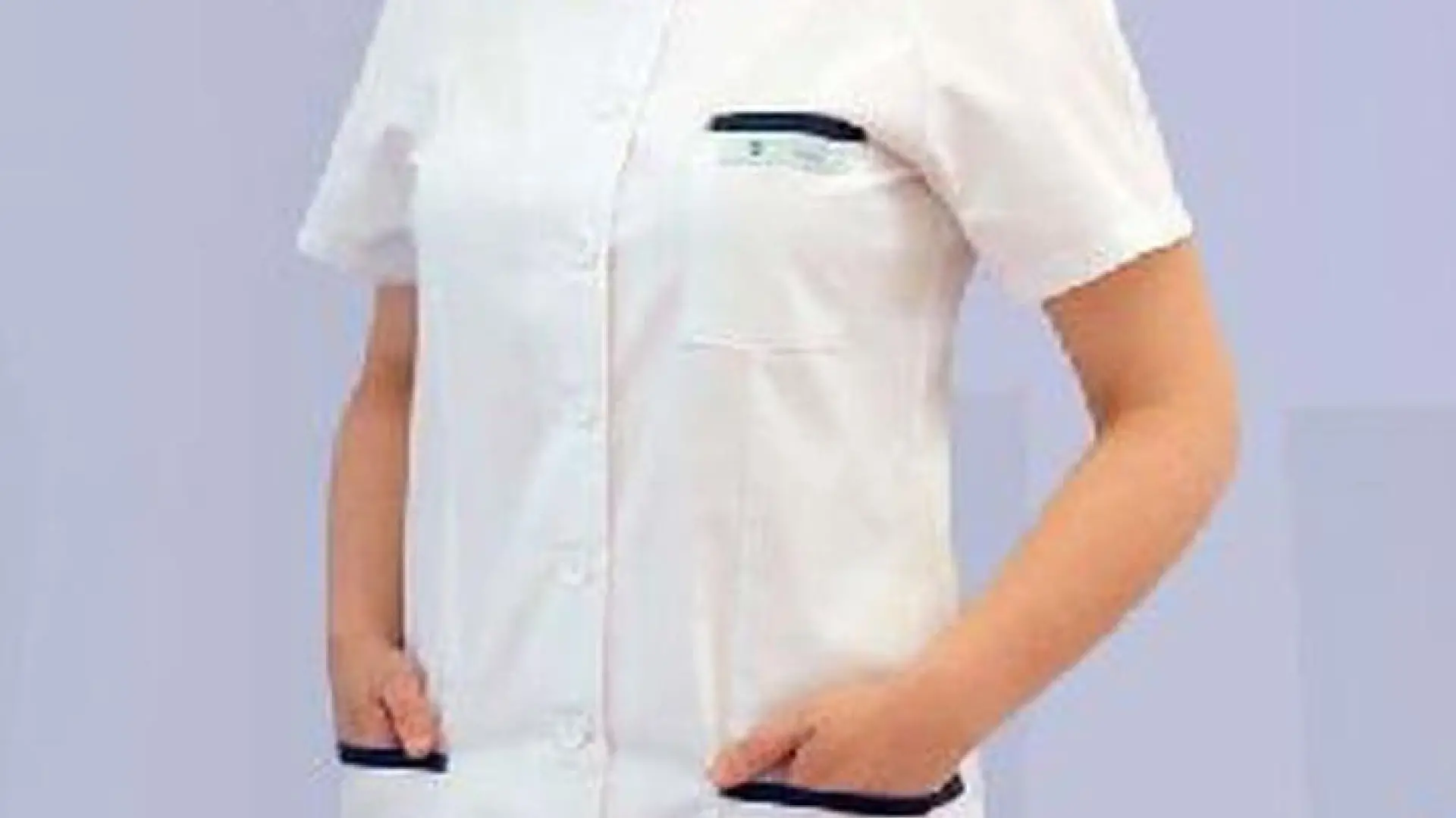 Női tunika 4040 - Stella fehér, 180g/m2, 50% pamut 50%/ polyeszter, 90C mosható.