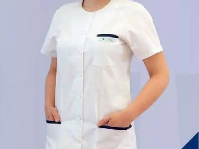 Női tunika 4040 - Stella fehér, 180g/m2, 50% pamut 50%/ polyeszter, 90C mosható.