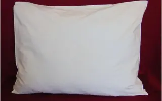 Kispárnahuzat bújtatós 6400 - Karina fehér, 140g/m2, 100% pamut, 60C mosható. Mérete: 38x52x15 1