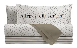 C/24-es ágynemű garnitúra 7339 - Cecil nyomott mintás, 120g/m2, 50% pamut 50% polyeszter, 40C mosható. 1