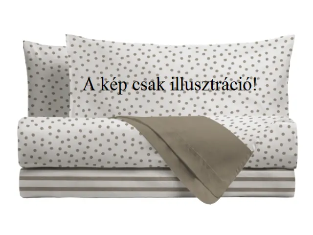 A/6 -os gyermek ágynemű garnitúra 7304 - Cecil nyomott mintás, 120g/m2, 50% pamut 50% polyeszter, 40C mosható.