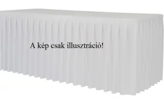 Asztalszoknya - Selyemszatén, 100% polyeszter 1