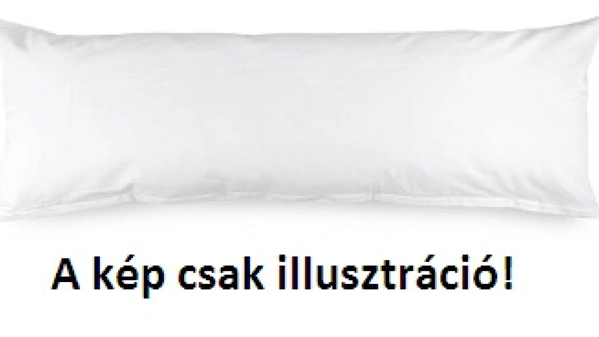 Félpárnahuzat bújtatós 6206 - Karina fehér, 140g/m2, 100% pamut, 60C mosható. Mérete: 50x70x20