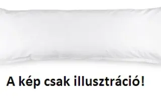Félpárnahuzat bújtatós 6206 - Karina fehér, 140g/m2, 100% pamut, 60C mosható. Mérete: 50x70x20 1