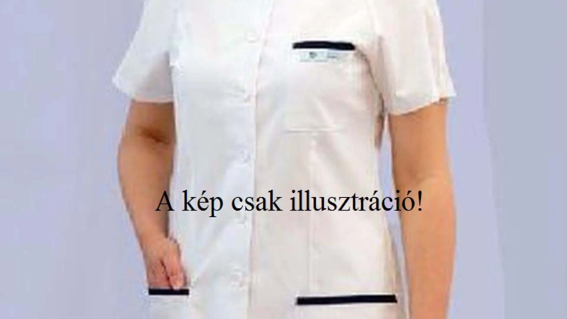 Női tunika bebújós 4025 - Liza fehér, 170g/m2, 100% pamut, 90C mosható