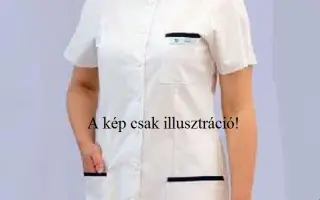Női tunika bebújós 4025 - Liza fehér, 170g/m2, 100% pamut, 90C mosható 1