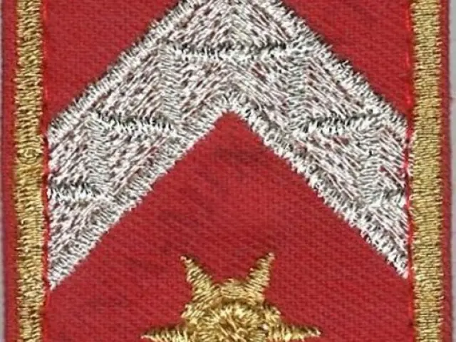 Katasztrófavédelem karlap - Főtörzs-zászlós (12M)