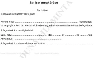 Bv. iratok megkérése 1