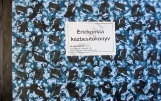 Értékposta kézbesítő könyv 1