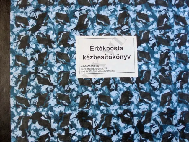 Értékposta kézbesítő könyv