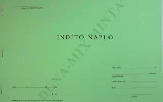Indítónapló 1