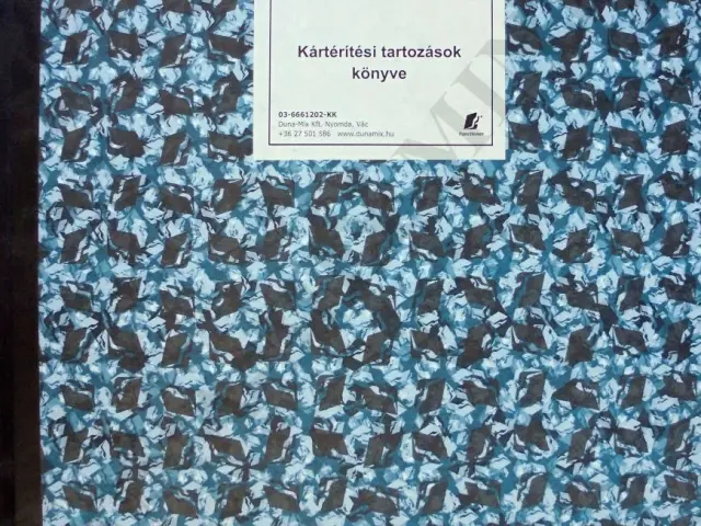 Kártérítési tartozások könyve