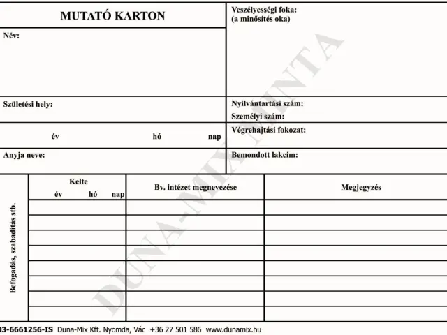 Mutatókarton