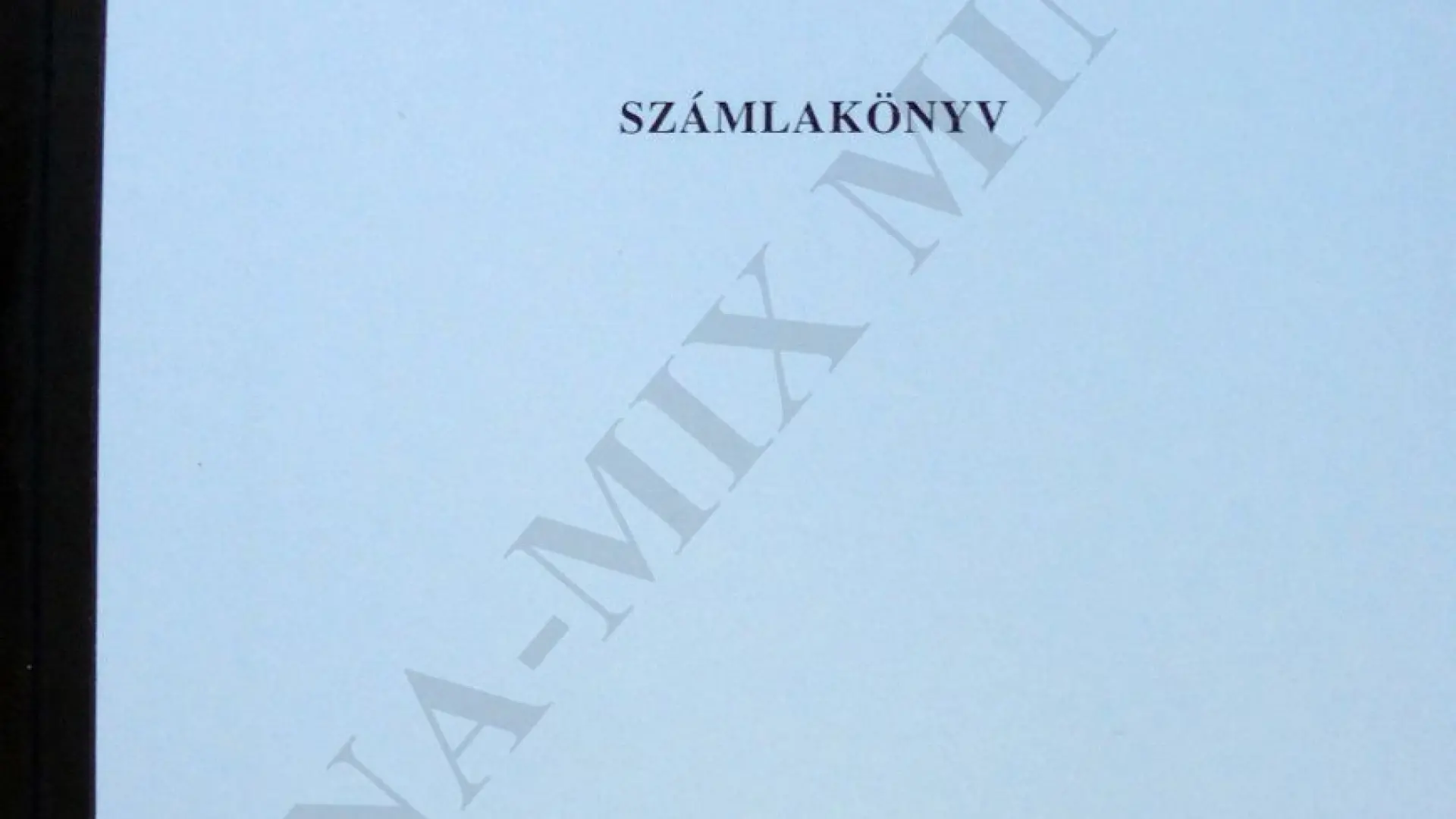 Számlakönyv