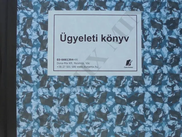 Ügyeleti könyv