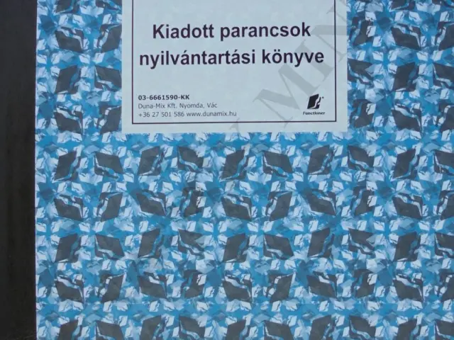 Kiadott parancsok nyilvántartási könyve