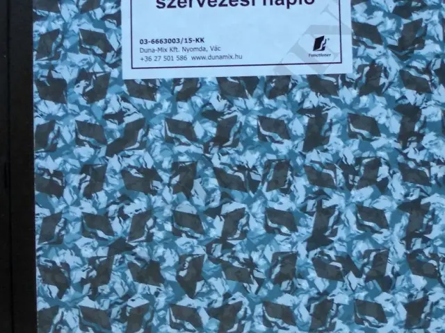 Napi szolgálatszervezési napló A/4