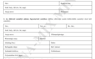 Jelentés rendk/ívüli eseményről 1