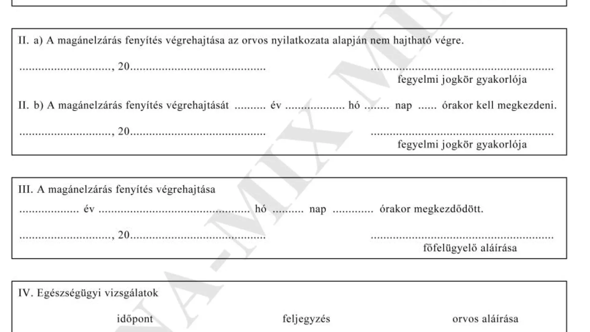 3. sz. melléklet fegyelmi ügyhöz