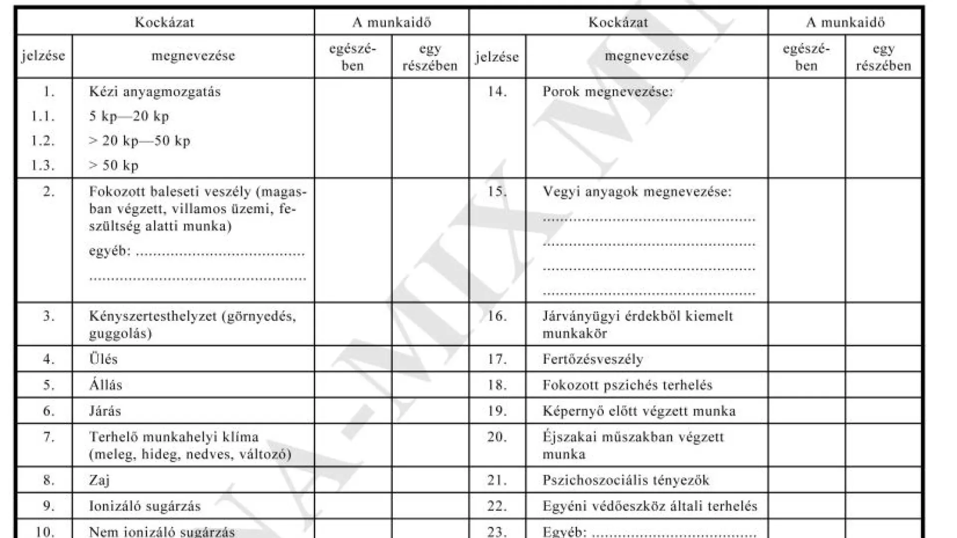 4. sz. függ. Beutalás orvosi alkalmassági vizsgálatra