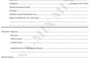 23. sz. mell.Munkabaleseti nyilvántartás 1