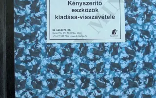 Kényszerítő eszközök átadása - visszavétele 1
