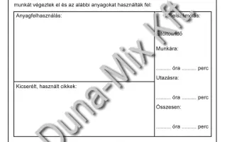 Munkajegy 1