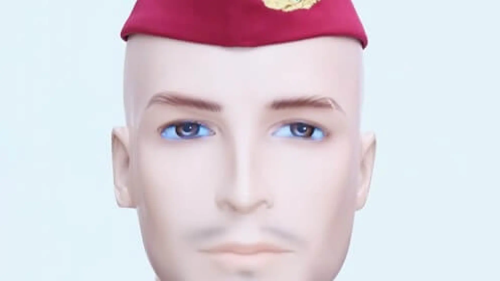 Hímzett szövetsapka (pilotka) bordó tábornoki  [KR] - 52