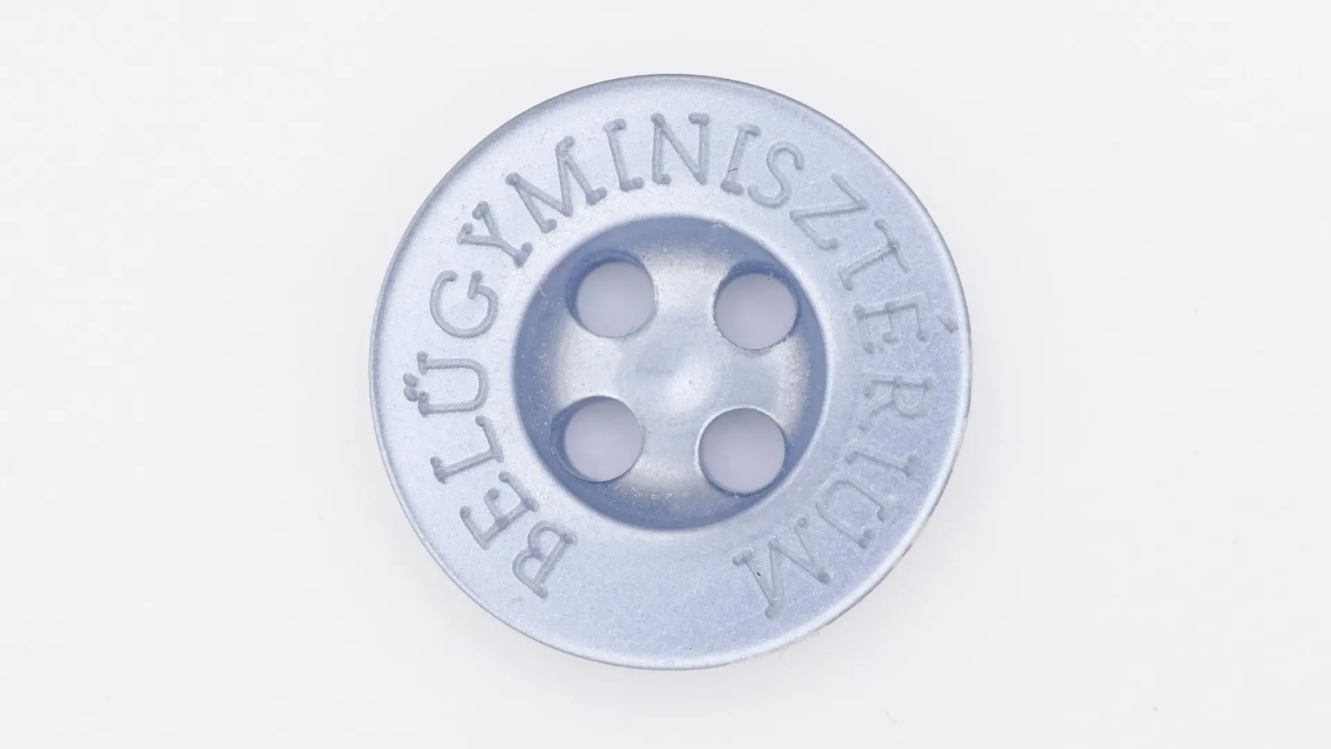 20-as inggomb BM felirattal,kék