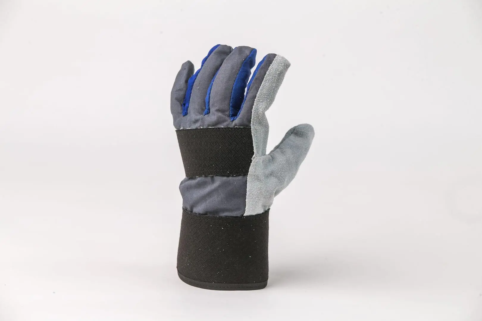 Bőr/Textil kombinált 5 ujjas védőkesztyű (IHV5/K-1)
