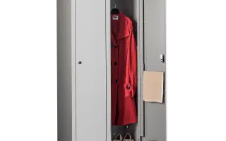 Hosszúajtós fém öltözőszekrény -  1